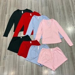 Set henley Auden thun gân bigsize xuất xịn