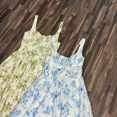 Đầm dây Blu Pep maxi nền hoa xinh vibe summer bigsize