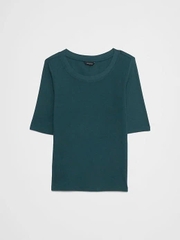 Áo thun tay lửng Banana thun gân co giãn bigsize