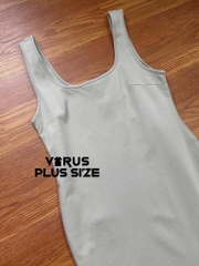 Đầm body f21plus xẻ lai xuất xịn bigsize
