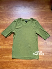 Áo thun tay lửng Banana thun gân co giãn bigsize