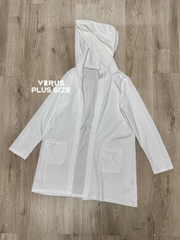 [Có Bigsize] Cardigan có nón Tiadasse xuất xịn