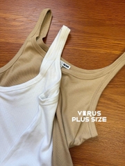 Áo dây basic Fashion chất thun gân co giãn bigsize