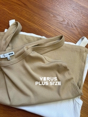 Áo dây basic Fashion chất thun gân co giãn bigsize