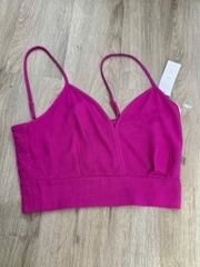 Set 2d cổ tim Sienna áo crop quần suông lưng thun co giãn thoải mái bigsize