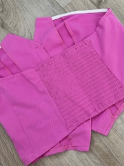 Set đồ 2 mảnh áo ống quần suông Shein