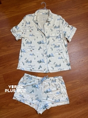 Bộ mặc nhà Auden chất thun mềm mịn thoải mái bigsize xuất xịn