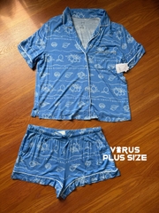 Bộ mặc nhà Auden chất thun mềm mịn thoải mái bigsize xuất xịn