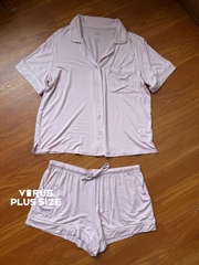 Bộ mặc nhà Auden chất thun mềm mịn thoải mái bigsize xuất xịn