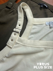Áo dây gài khoen Cổ vuông bigsize (fashiona2dgk)