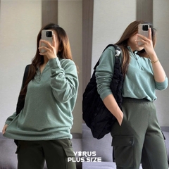 Áo len zip Union bigsize chất mềm mịn co giãn tốt