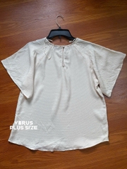 Áo kiểu preview chất thun dập nổi bigsize