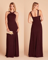 Đầm tiệc Birdy maxi cổ yếm bigsize xẻ tà