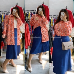 Somi hoạ tiết anna grace form dài - bigSize