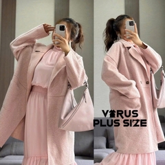 Áo khoác dạ Carmel dạ ép vừa phải mềm mịn xuất dư xịn