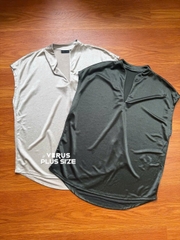Áo TAHARI cổ V form rộng xuất xịn bigsize