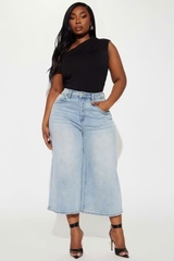Áo lệch vai Fashion NoVa thun nhún eo form ôm(fashionatlv)
