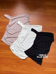 Áo lệch vai Fashion NoVa thun nhún eo form ôm(fashionatlv)