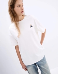 Áo thun GLORIA basic thêu gấu xuất xịn bigsize