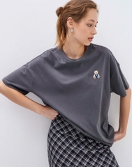 Áo thun GLORIA basic thêu gấu xuất xịn bigsize