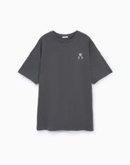 Áo thun GLORIA basic thêu gấu xuất xịn bigsize