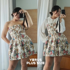 Đầm cúp xoè Kimchi blu bigsize