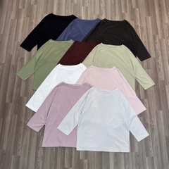 Áo thun tay lửng MuJ1 basic xuất xịn bigsize