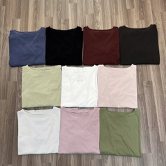 Áo thun tay lửng MuJ1 basic xuất xịn bigsize