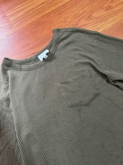 Áo thun Andree túi ngực thun gân mềm mịn bigsize (full size)