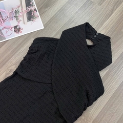 Đầm cổ yếm chéo xoài mng bigsize form body