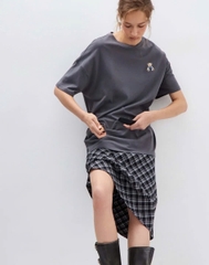 Áo thun GLORIA basic thêu gấu xuất xịn bigsize