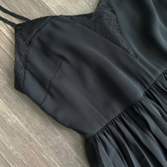 Đầm dây ren Expr3ss satin phối ren bigsize