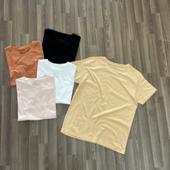Áo thun trơn basic MUJI xuất xịn bigsize.