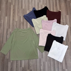 Áo thun tay lửng MuJ1 basic xuất xịn bigsize