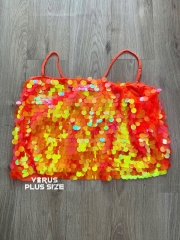 Áo dây anth sequin giả xà cừ bigsize
