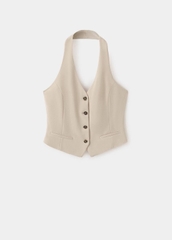 Set mng áo gile quần ống đứng suông nhẹ bigsize (fullsize)(mngqsetz)