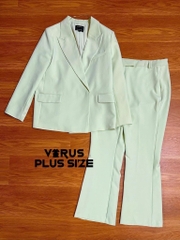 Set Tây River Blazer Mix Quần Loe Bigsize
