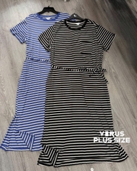 Đầm thun TIMETRU XẺ TÀ xuất xịn bigsize.