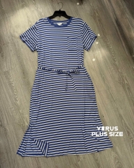 Đầm thun TIMETRU XẺ TÀ xuất xịn bigsize.