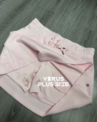 Chân váy thun natural lót quần chất trơn mịn mát bigsize