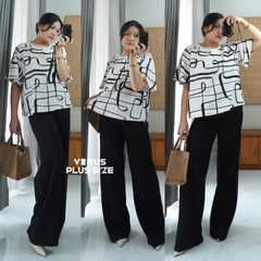 Áo lụa cổ thun AK bigsize