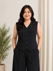 Áo gile Cato chất đanh mịn bigsize