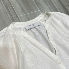 Áo cổ V nút primark tay phồng bigsize xuất xịn