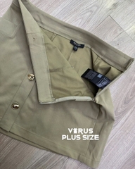 Chân váy kaki chữ A Gu3ss xuất xịn bigsize