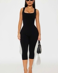 Jumsuit lửng fashion chất thun co giãn bigsize