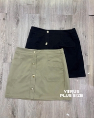 Chân váy kaki chữ A Gu3ss xuất xịn bigsize