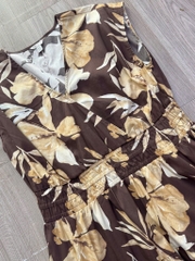 Đầm hoa đắp chéo Cato cổ V thanh lịch bigsize(catoddc)