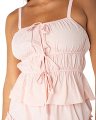 Áo dây peplum bèo celebrity bigsize xuất xịn