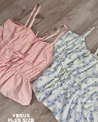 Áo dây peplum bèo celebrity bigsize xuất xịn
