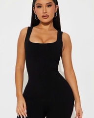 Jumsuit lửng fashion chất thun co giãn bigsize